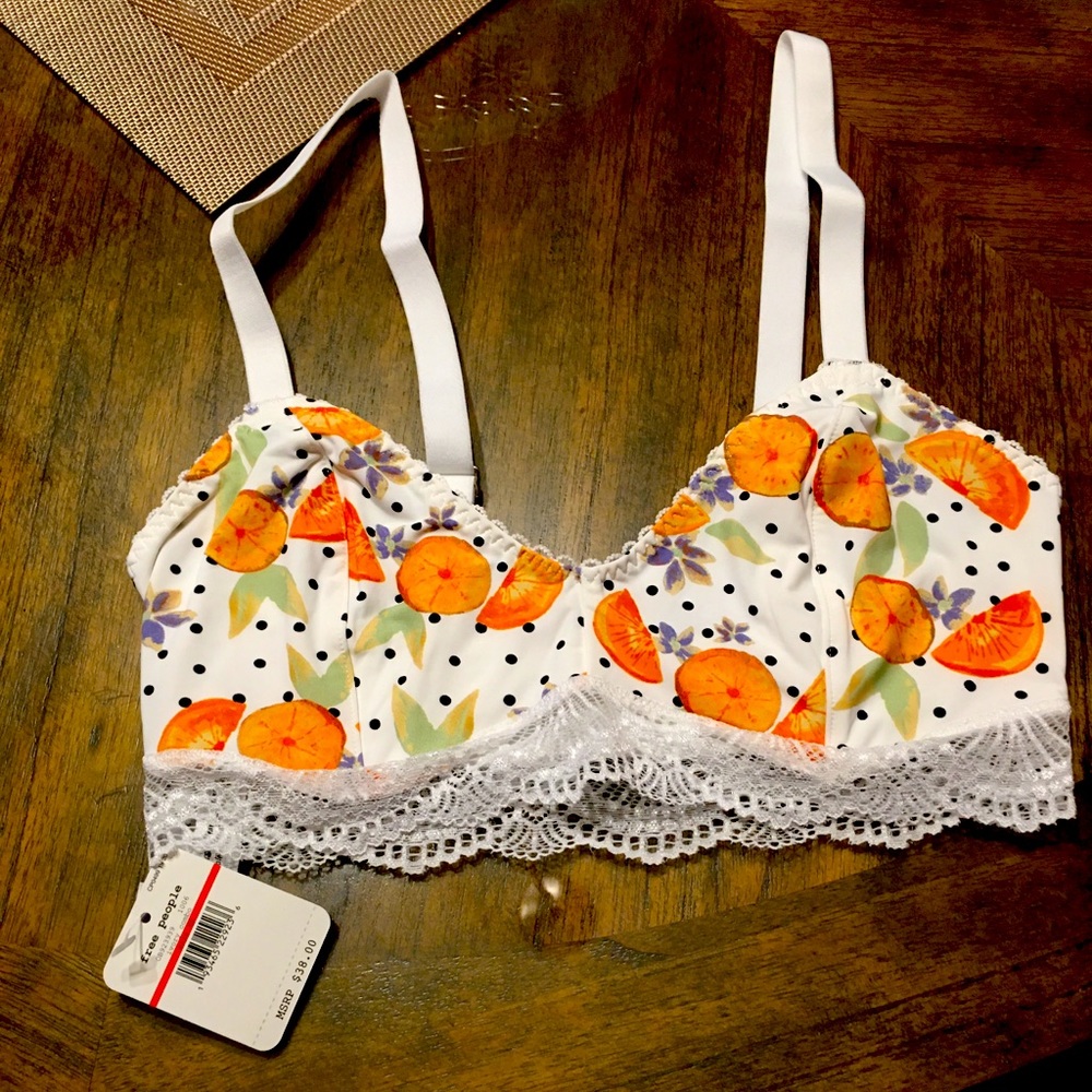 Free People Mari Printed Bralette